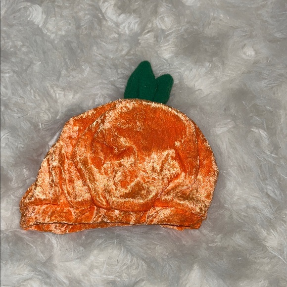 Spirit Kids Pumpkin Costume - Shiny Orange and Green - Picture 4 of 4